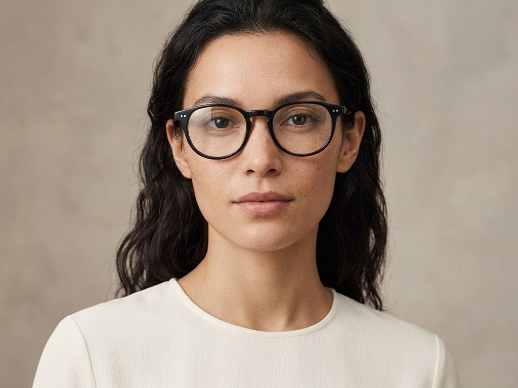 Oval Grey Acetate Glasses #BS2012-2264