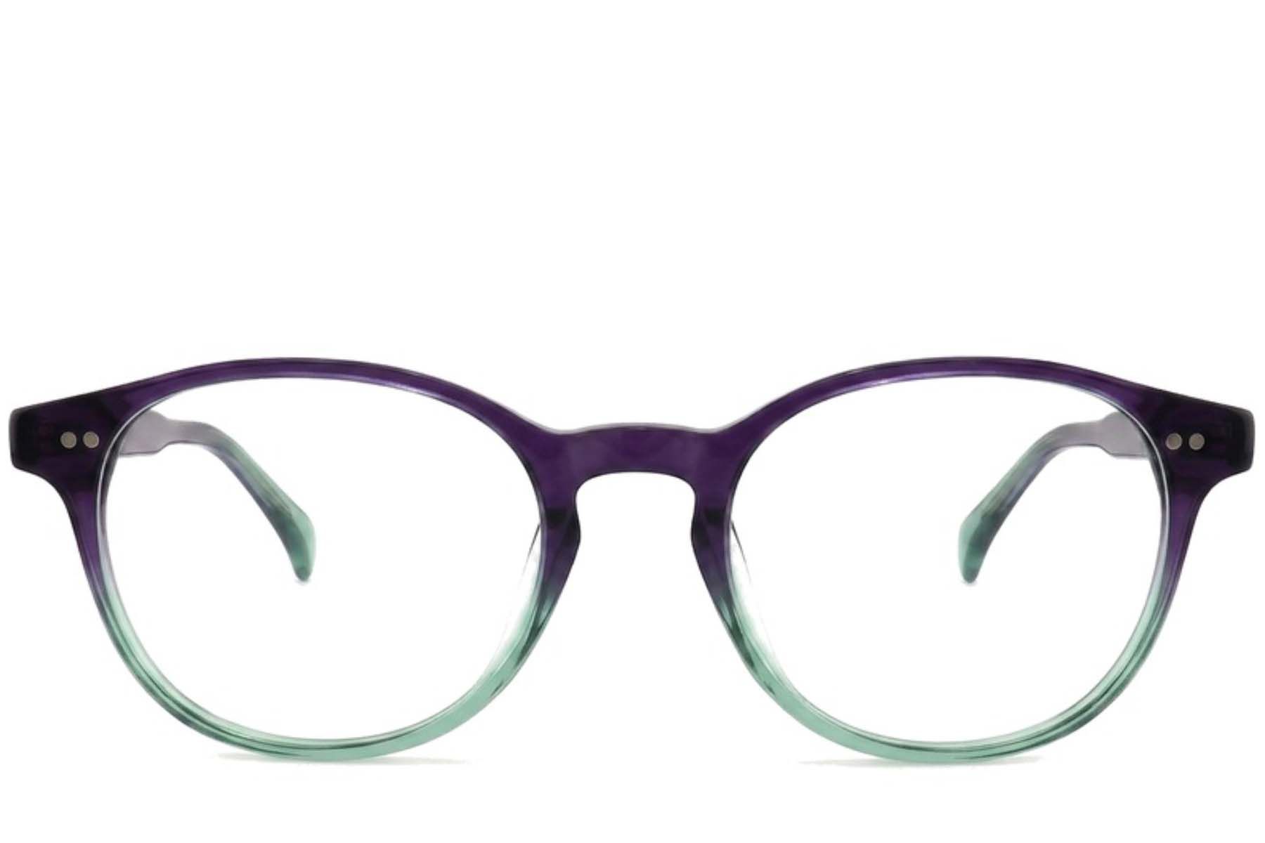 Oval Purple Acetate Glasses #BS2012-2267