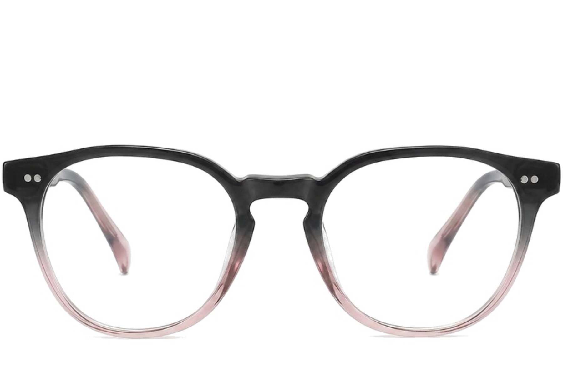 Ovale graue Kunststoffbrille #BS2012-2277