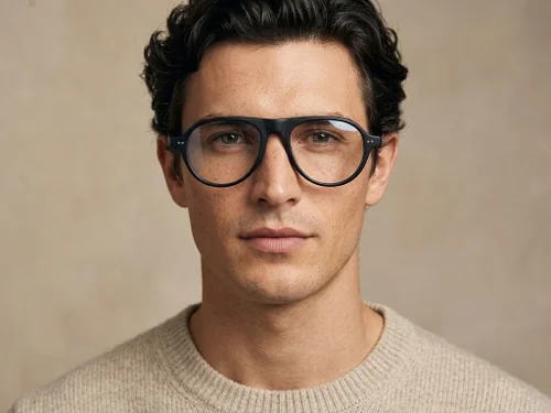 Lunettes aviateur en plastique gris #BS2012-2292