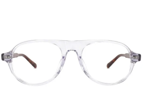Lunettes aviateur en plastique transparent #BS2012-2294