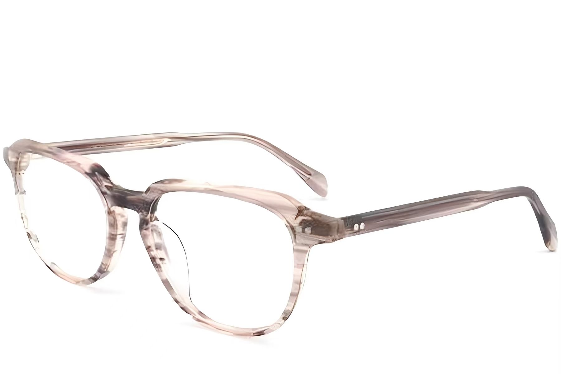 Rectangular Pattern Acetate Glasses #BS2012-2297