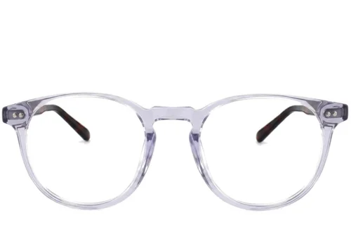 Lunettes ovales en plastique transparent #BS2012-2308