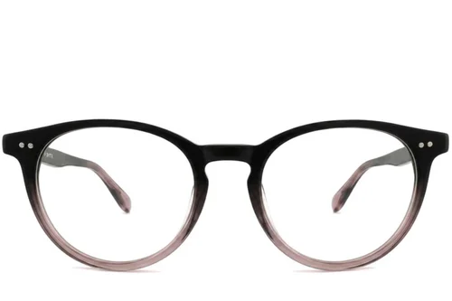 Lunettes ovales en plastique gris #BS2012-2314