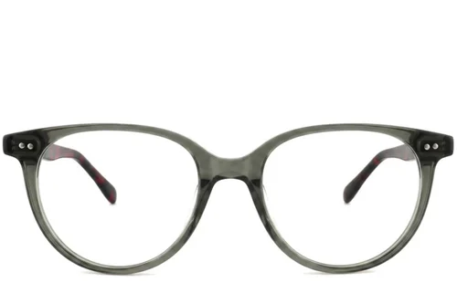 Lunettes ovales en plastique vert #BS2012-2318