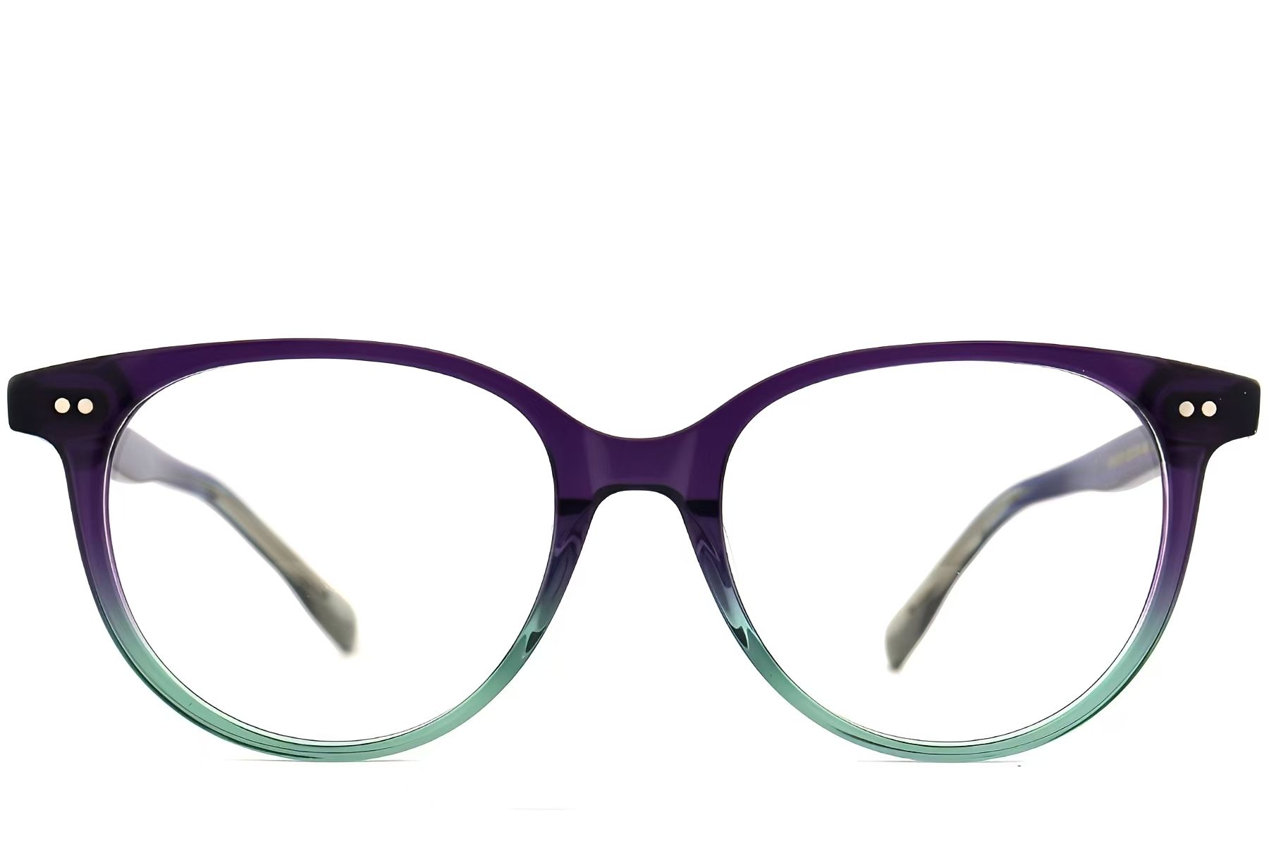 Oval Purple Acetate Glasses #BS2012-2319