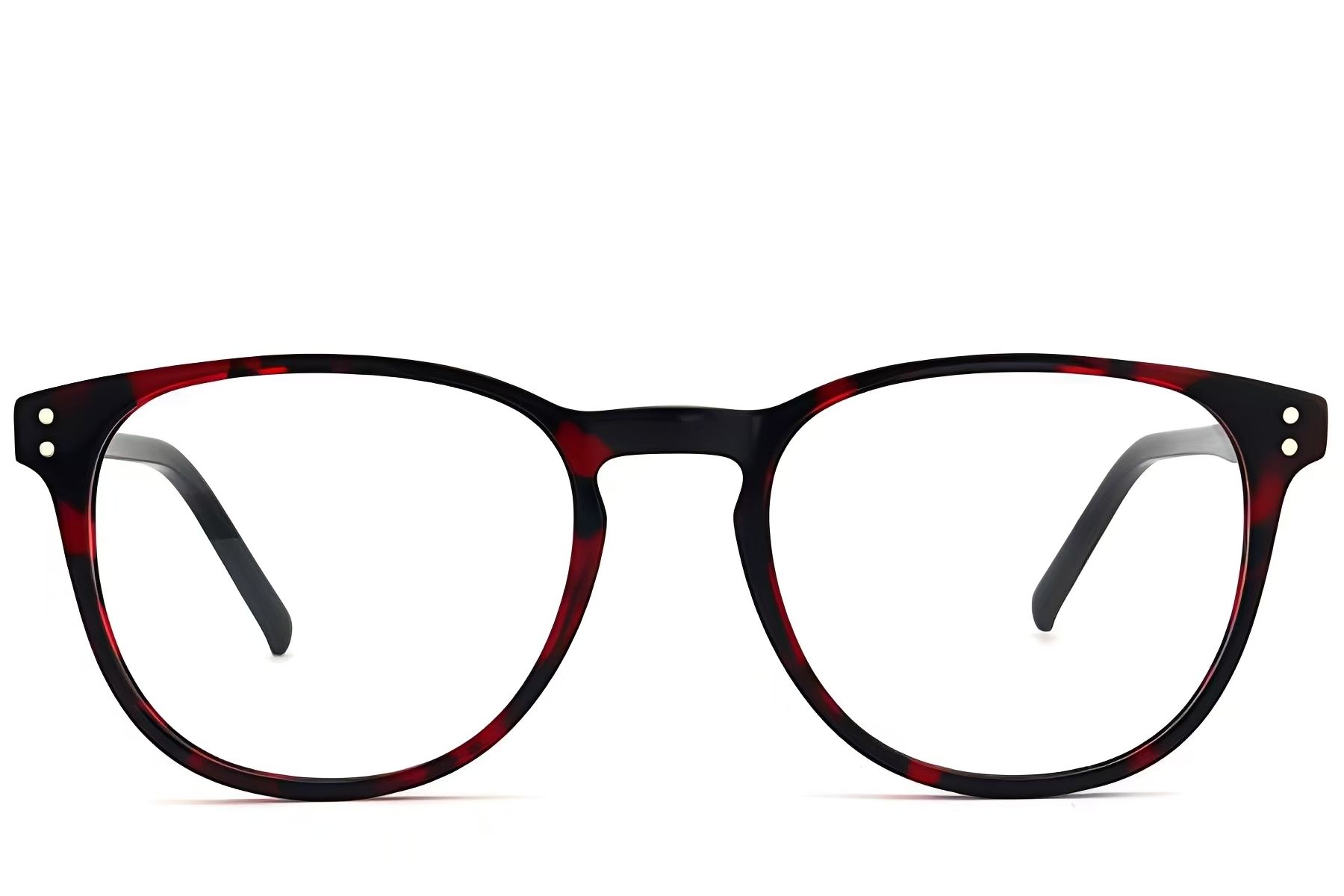 Bicchieri ovali in acetato rosso #BS2012-2343