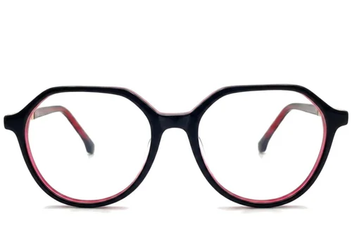 Lunettes géométriques en acétate noir #BS2012-2361
