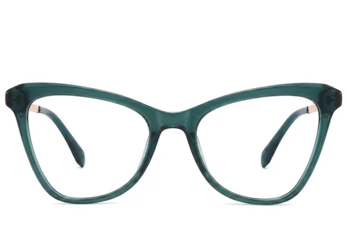 Verres en acétate vert papillon #BS2012-2375
