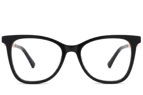 Lunettes papillon en acétate noir #BS2012-2382