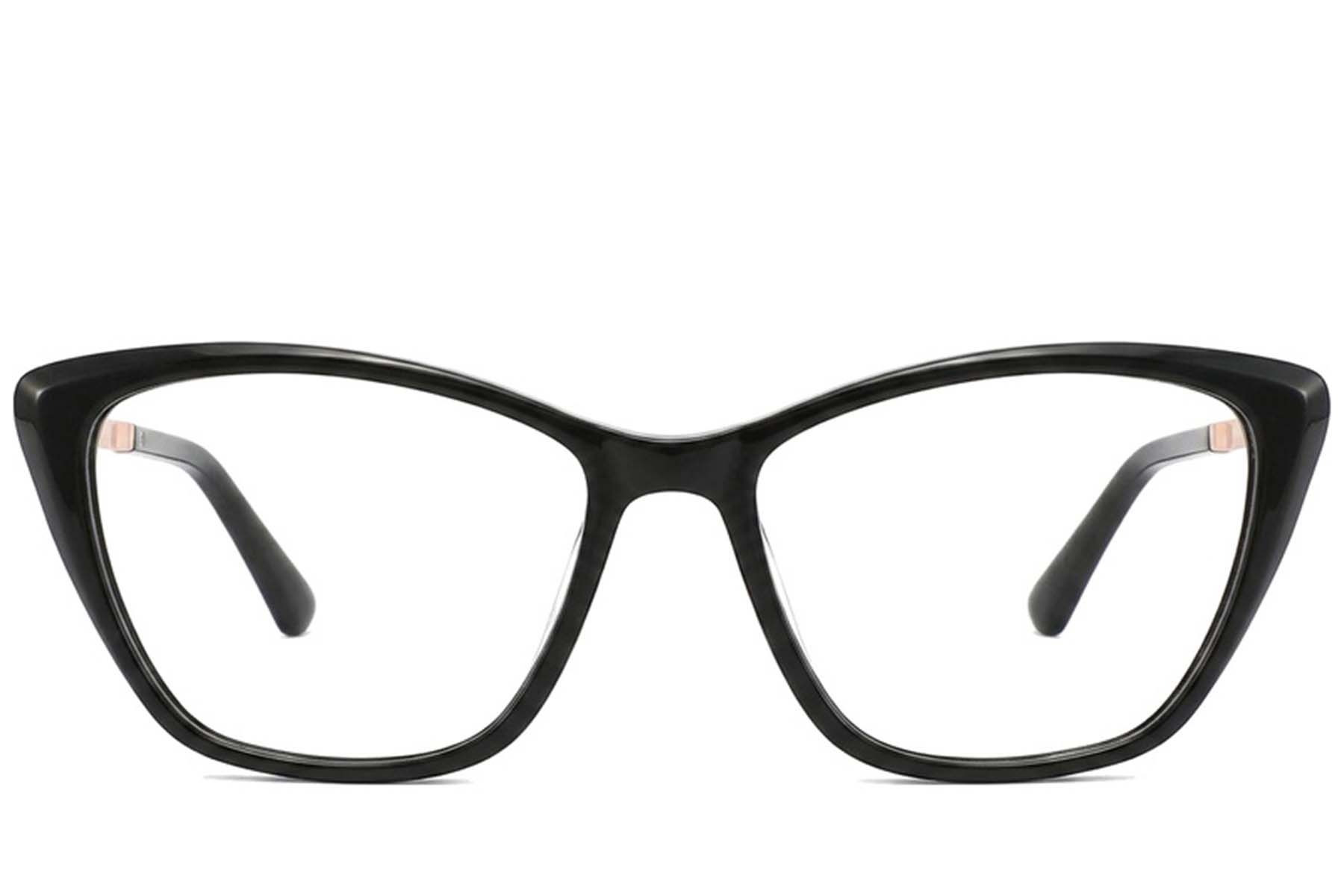Butterfly Black Acetate Glasses #BS2012-2388