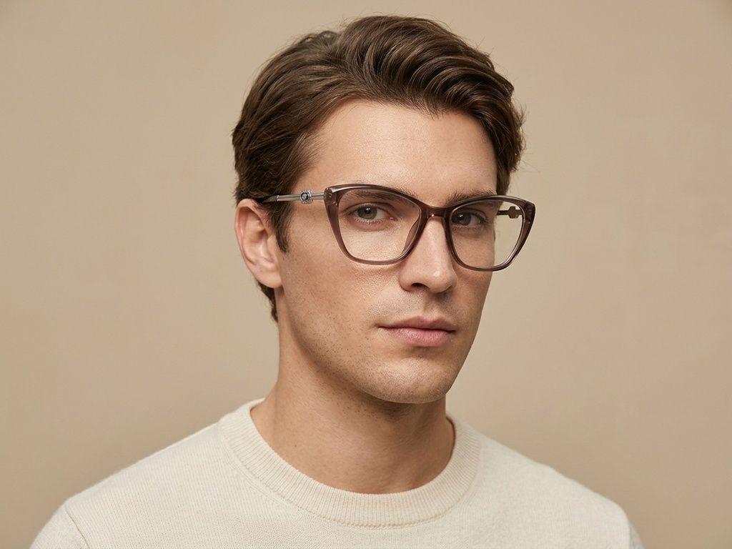 Butterfly Brown Acetate Glasses #BS2012-2390