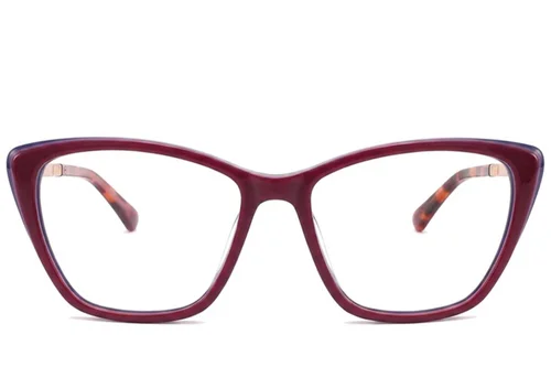 Lunettes en acétate violet papillon #BS2012-2391