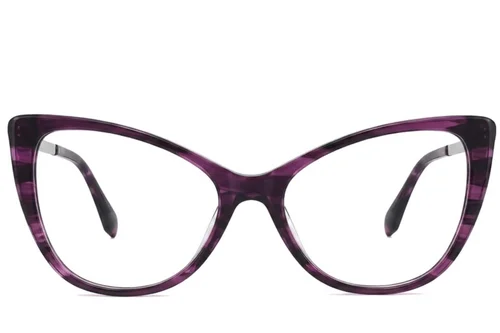 Lunettes en acétate violet papillon #BS2012-2394
