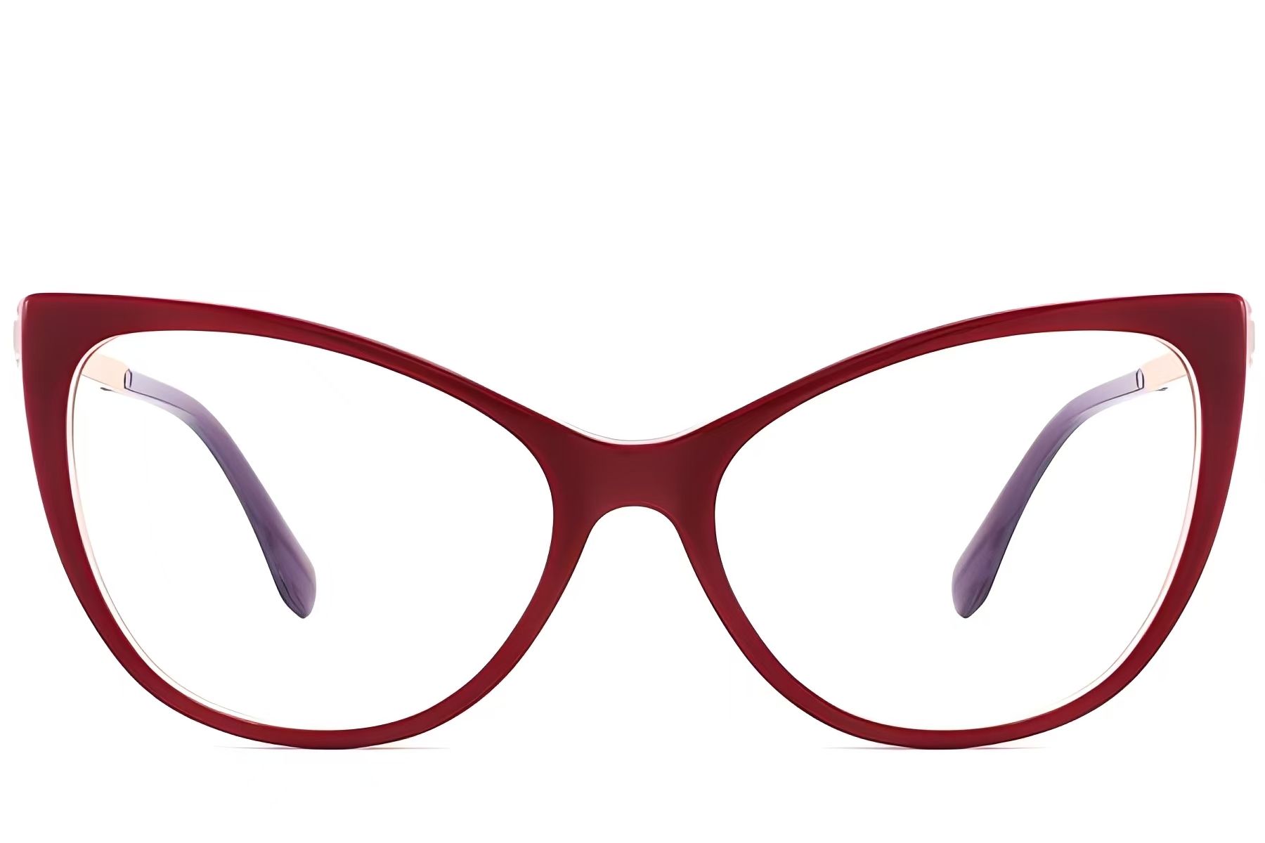 Butterfly Red Acetate Glasses #BS2012-2396