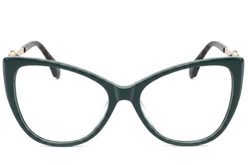 Verres en acétate vert papillon #BS2012-2397