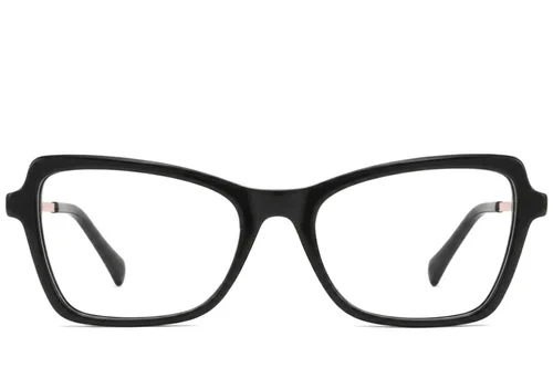 Lunettes papillon en acétate noir #BS2012-2411