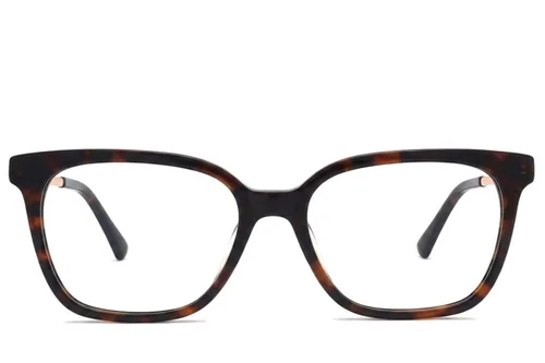 Lunettes rectangulaires en acétate écaille de tortue #BS2012-2445