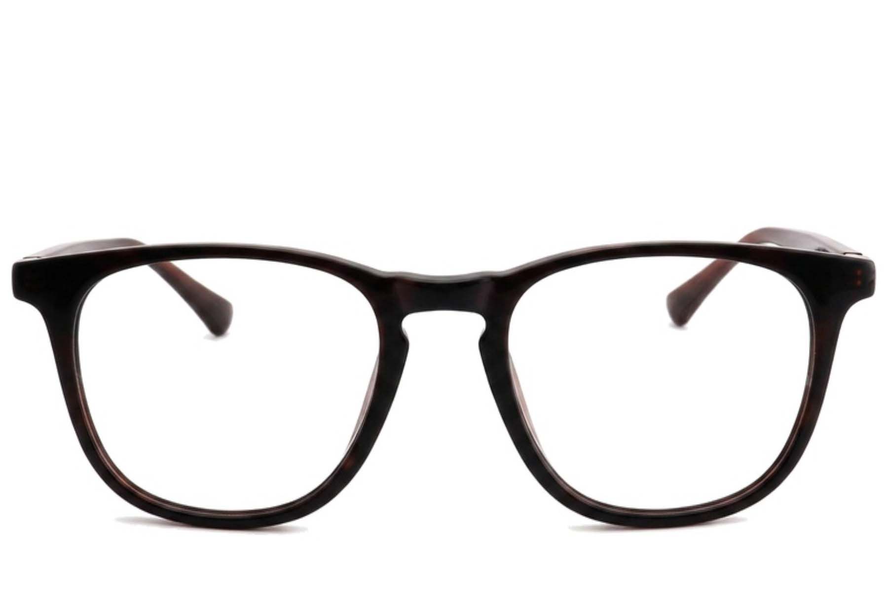 Bicchieri rettangolari in acetato marrone #BS2012-2460