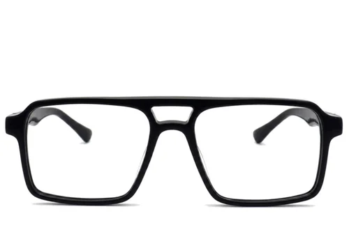 Lunettes aviateur en acétate noir #BS2012-2461