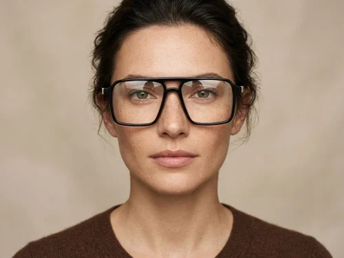 Lunettes aviateur en acétate gris #BS2012-2463