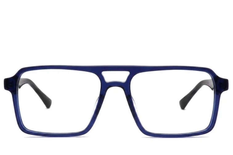 Aviator Blue Acetate Glasses #BS2012-2464