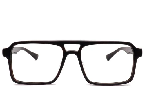 Lunettes aviateur en acétate marron #BS2012-2465
