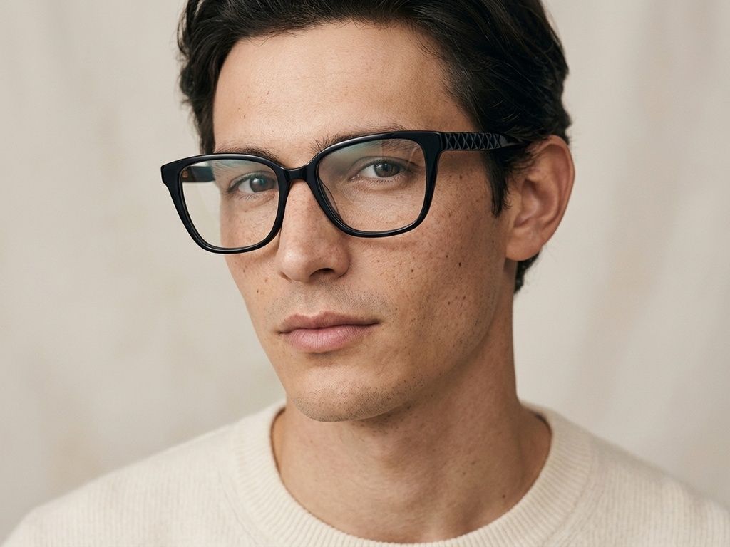 Butterfly Black Acetate Glasses #BS2012-2466