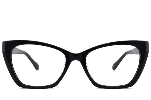 Lunettes papillon en acétate noir #BS2012-2471