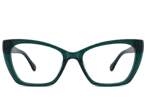 Verres en acétate vert papillon #BS2012-2472