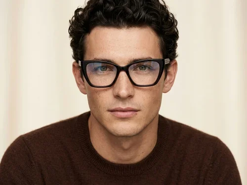 Lunettes papillon en acétate rouge #BS2012-2473