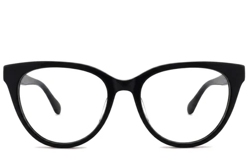 Lunettes papillon en acétate noir #BS2012-2476