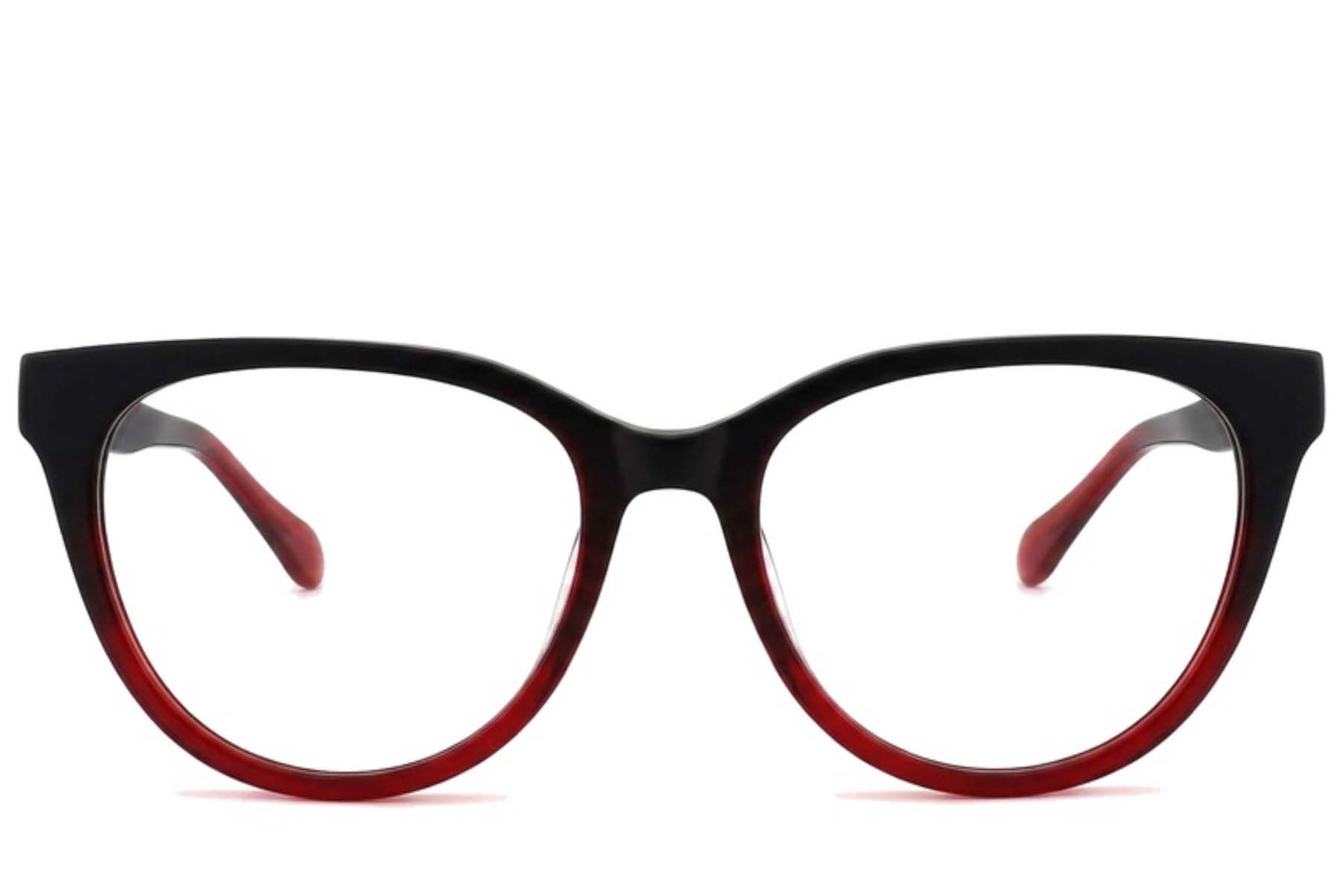Vasos de acetato rojo con forma de mariposa #BS2012-2477