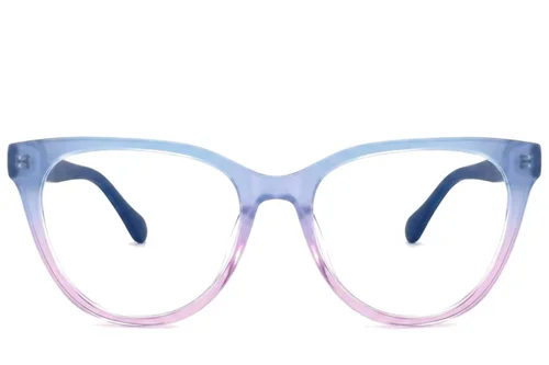 Lunettes en acétate bleu papillon #BS2012-2478
