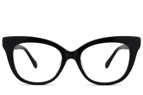 Lunettes papillon en acétate noir #BS2012-2481