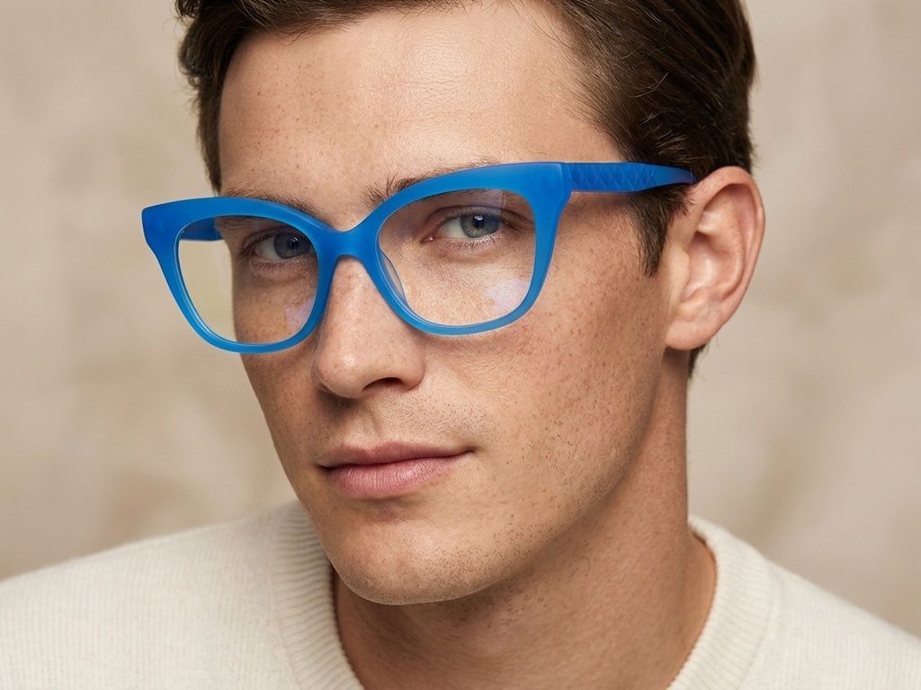 Butterfly Blue Acetate Glasses #BS2012-2484