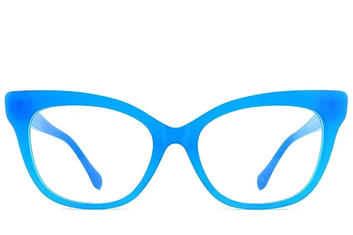 Lunettes en acétate bleu papillon #BS2012-2484