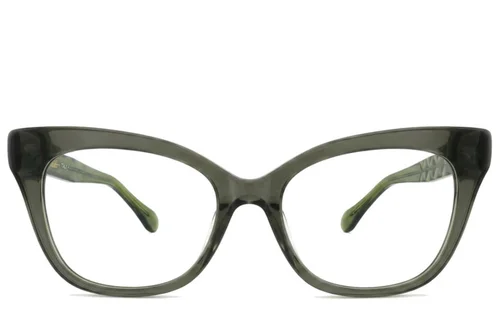 Verres en acétate vert papillon #BS2012-2485