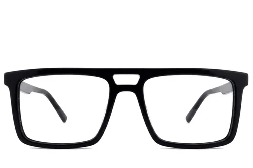 Lunettes aviateur en acétate noir #BS2012-2486