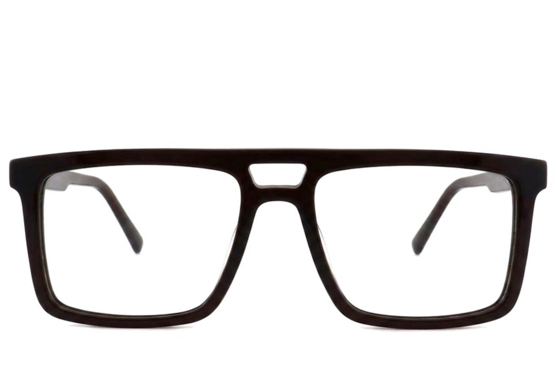Aviator Brown Acetate Glasses #BS2012-2488