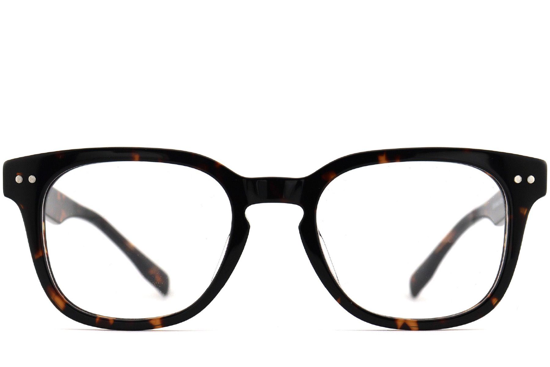 Rectangular Tortoiseshell Acetate Glasses #BS2012-2495
