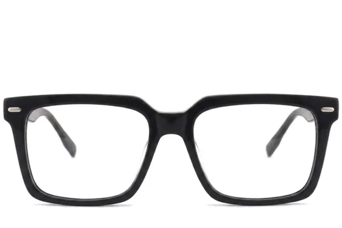 Verres rectangulaires en acétate gris #BS2012-2504