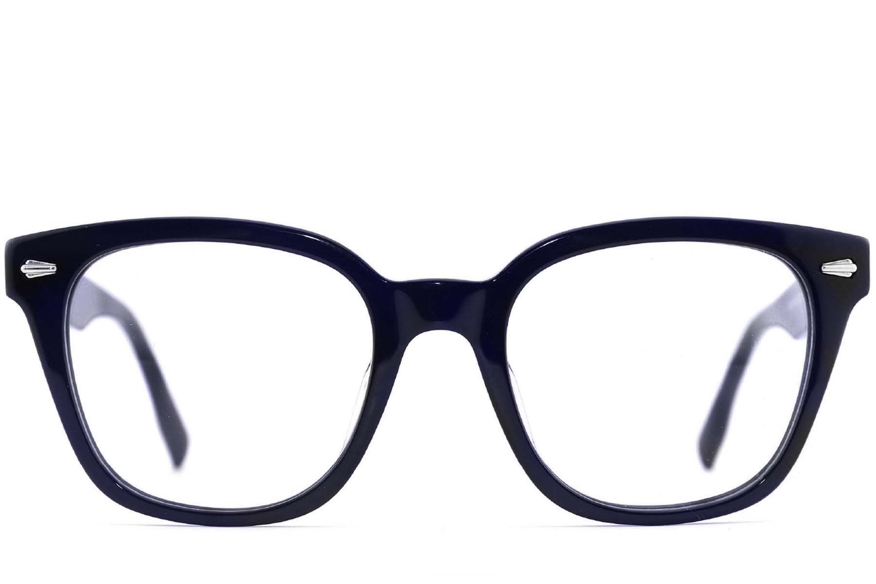 Bicchieri rettangolari in acetato blu #BS2012-2508