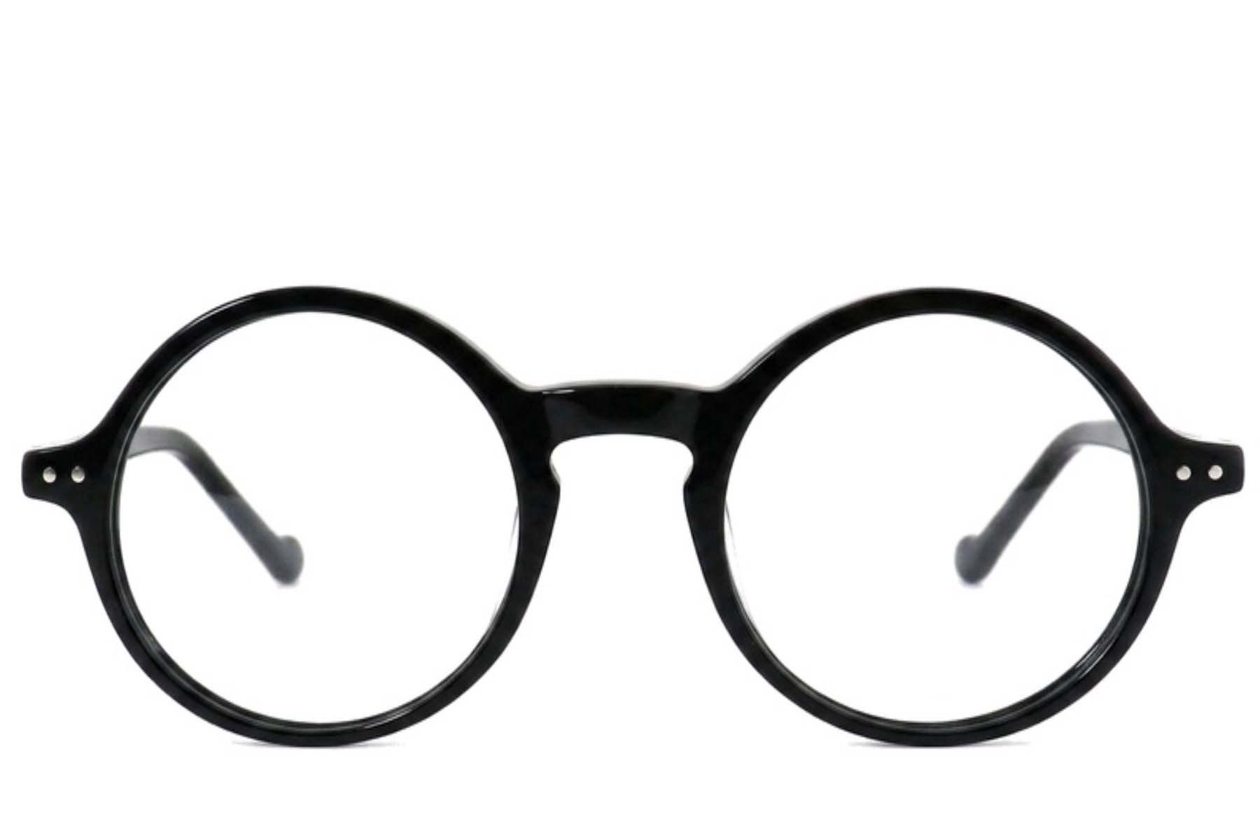 Bicchieri rotondi in acetato nero #BS2012-2511