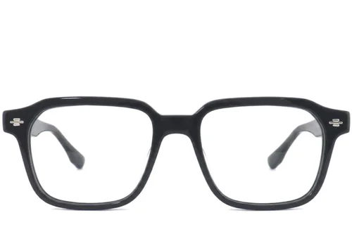 Verres rectangulaires en acétate gris #BS2012-2518