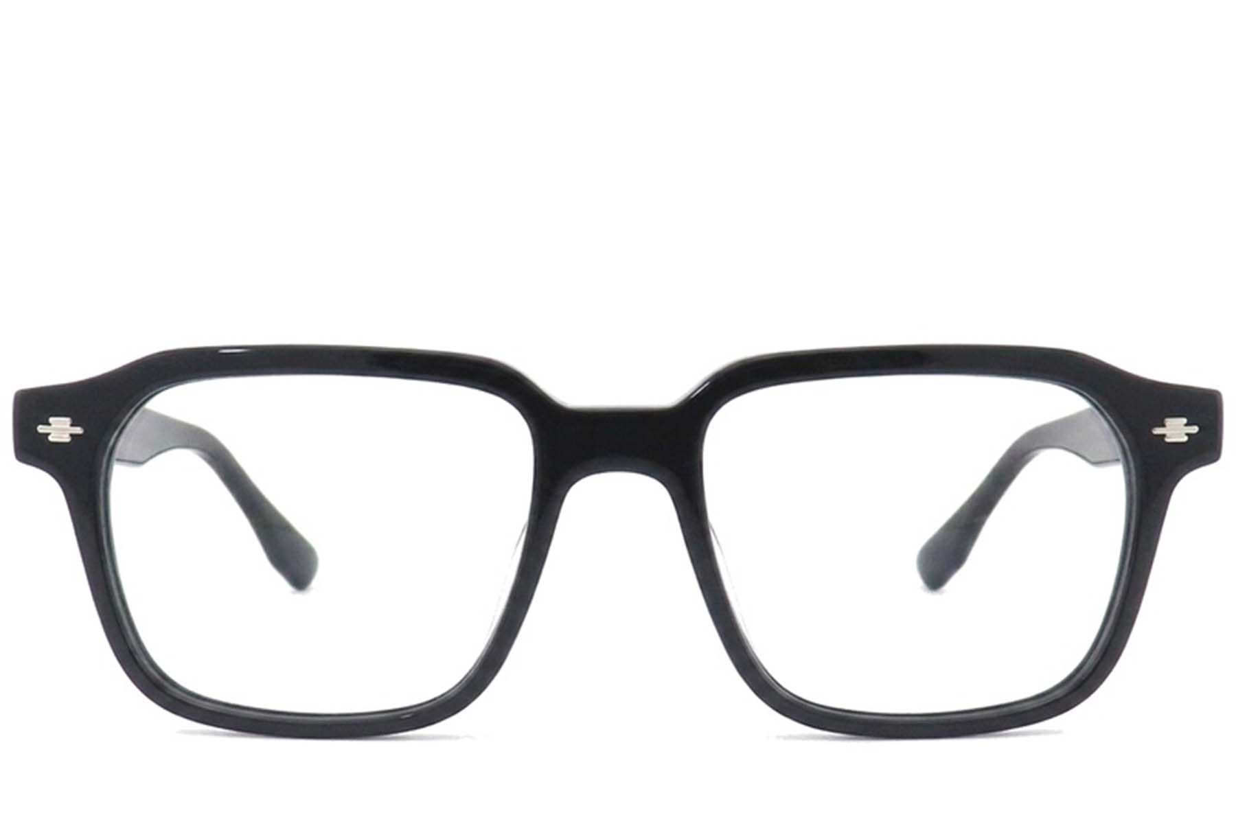 Rectangular Grey Acetate Glasses #BS2012-2519