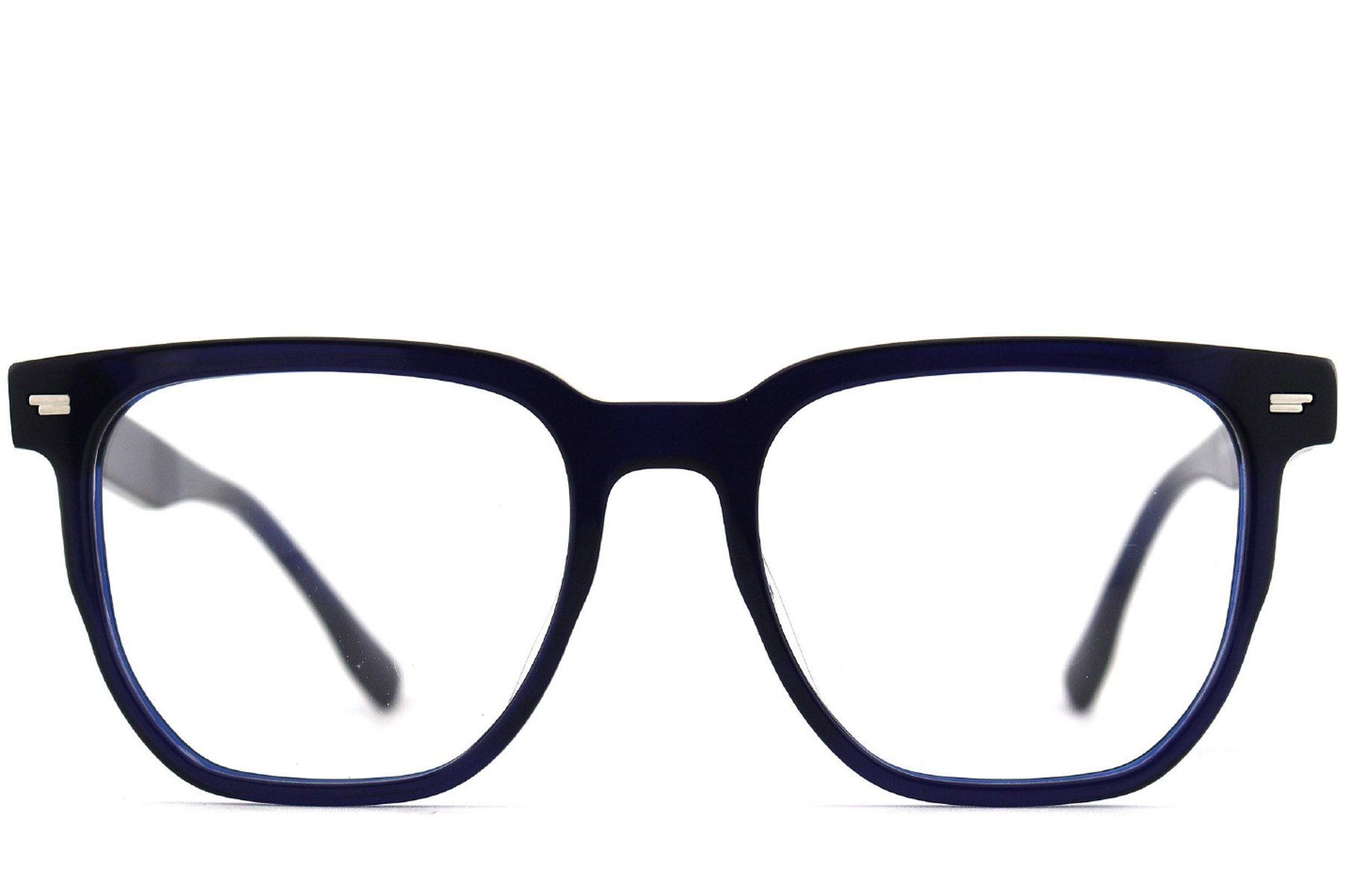Rectangular Blue Acetate Glasses #BS2012-2523