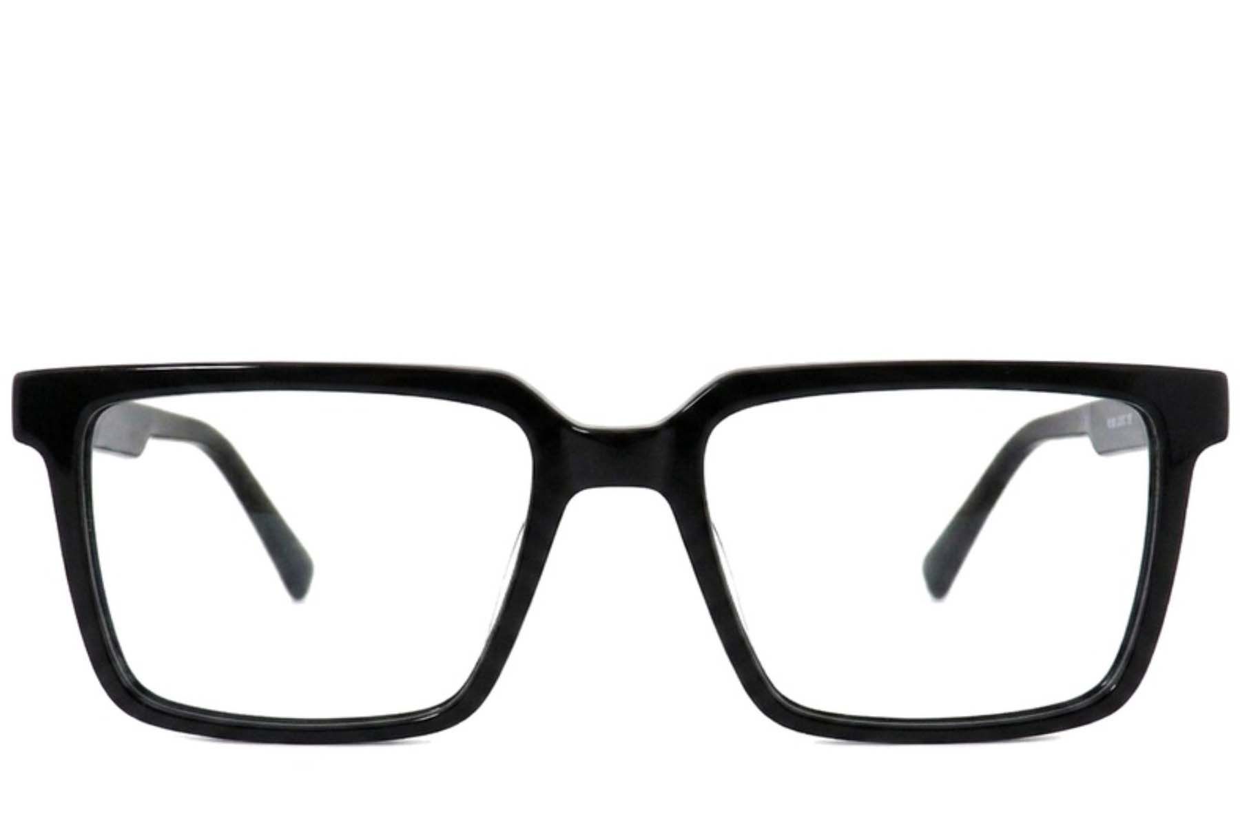 Vasos rectangulares de acetato negro #BS2012-2526