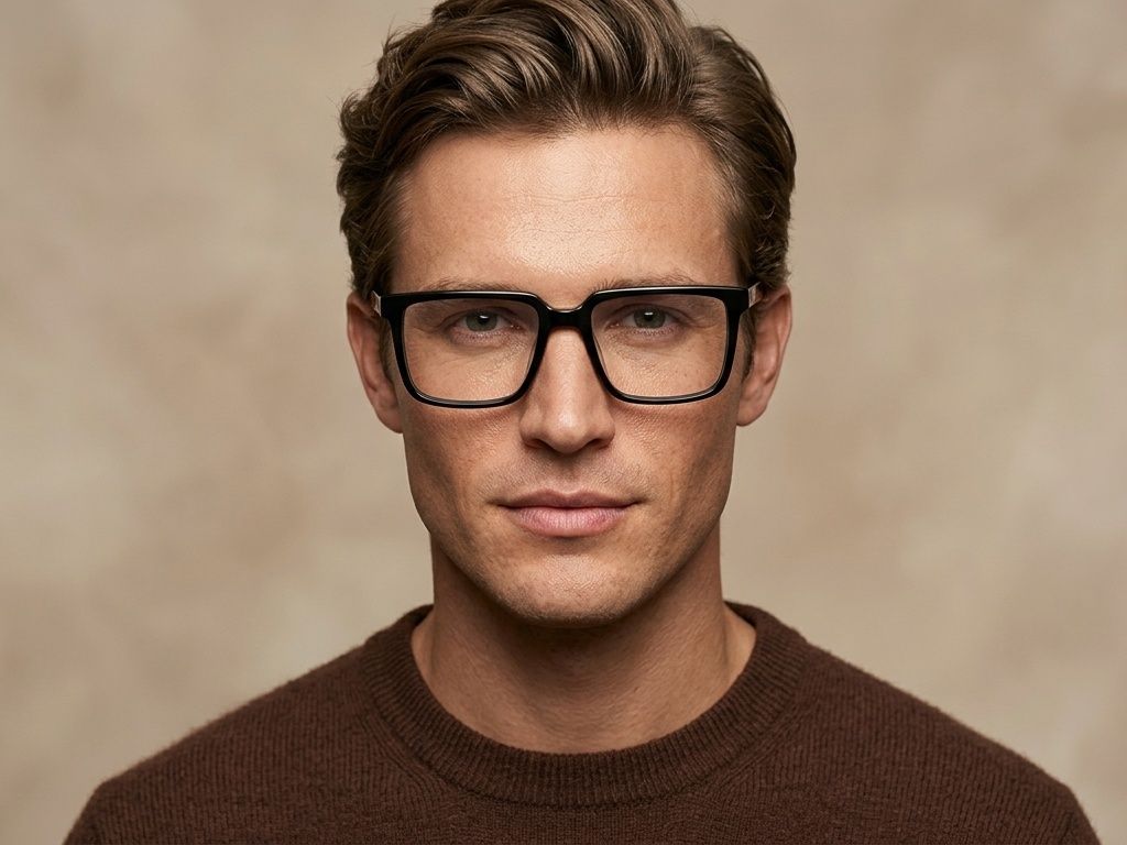 Rechthoekig grijs acetaatglas #BS2012-2527