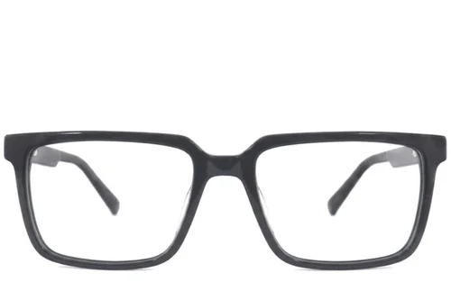 Verres rectangulaires en acétate gris #BS2012-2527